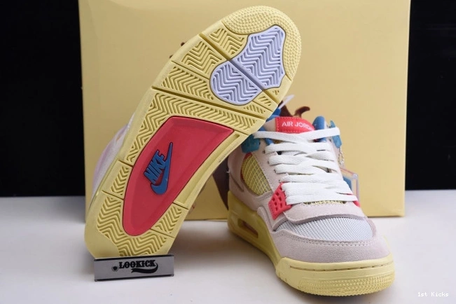 1st Kicks Shoes Retro 4 Ice Union Jordan Air Guava DC9533-800 0724